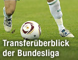 Beine mit Ball