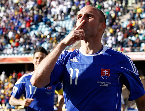 © Reuters/Alessandro Bianchi Fußballspieler Robert Vittek