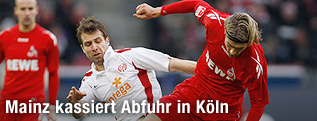 Andreas Ivanschitz (Mainz) gegen Martin Lanig (Köln)