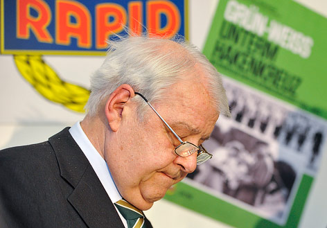 Rapid-Präsident Rudolf Edlinger