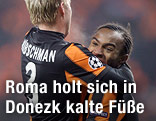 Tomas Hybschman und Willian von Schachtjor Donezk