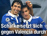 Jubel von Raul und Gavranovic (Schalke)