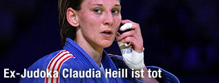 Claudia Heill im Judoanzug
