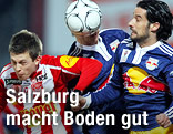Deni Alar (Kapfenberg), Martin Hinteregger und Simon Cziommer (RBS)