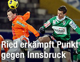 Marcel Schreter (Innsbruck) und Florian Mader (Ried)