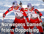 Langläuferinnen Therese Johaug und Marit Björgen
