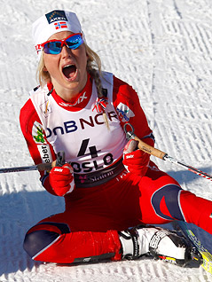 © Reuters/Michael Dalder Jubel von Therese Johaug