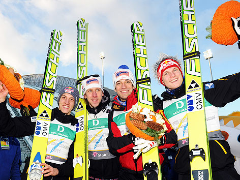 © APA/Barbara Gindl Gregor Schlierenzauer, Martin Koch, Andreas Kofler und Thomas Morgenstern