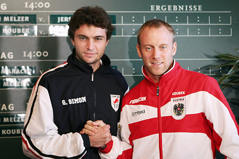 © GEPA/Matthias Hauer Gilles Simon (FRA) und Stefan Koubek (AUT)