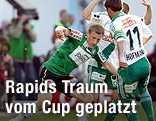 Daniel Royer (Ried) und Steffen Hofmann (Rapid)