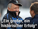 Jubel von Ried-Trainer Paul Gludovatz