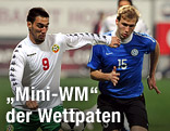Ivelin Popov (Bulgarien) und Ragnar Klavan (Estland)