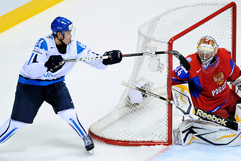 © AP/Michal Kamaryt Finnland-Youngster Granlund schießt Tor