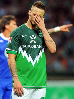 © GEPA/Witters/Tim Groothuis Marko Arnautovic im Bremen-Dress