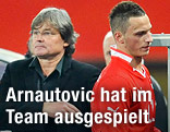 &Ouml;FB-Teamchef Didi Constantini und Marko Arnautovic
