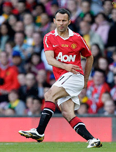 © AP/Jon Super Manchester-Spieler Ryan Giggs