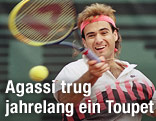 Andre Agassi bei den French Open 1990