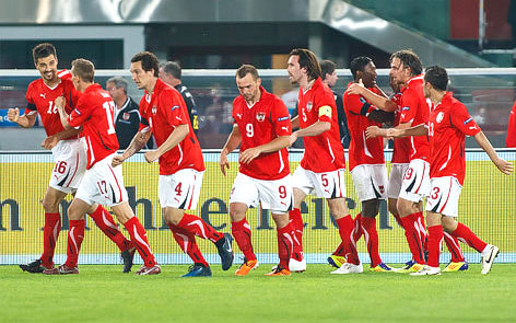 © ORF.at/Christian Öser Fußballspieler des österreichischen Nationalteams