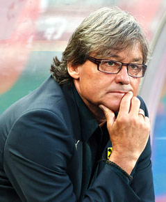 © ORF.at/Christian Öser Nachdenklicher Trainer Constantini