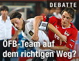 Mehsut &Ouml;zil (Deutschland) gegen Julian Baumgartlinger (&Ouml;sterreich)