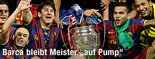 Barcelona triumphiert nach dem Gewinn des CL-Pokals