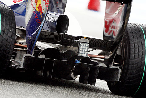 Diffusor eines Red-Bull-Boliden