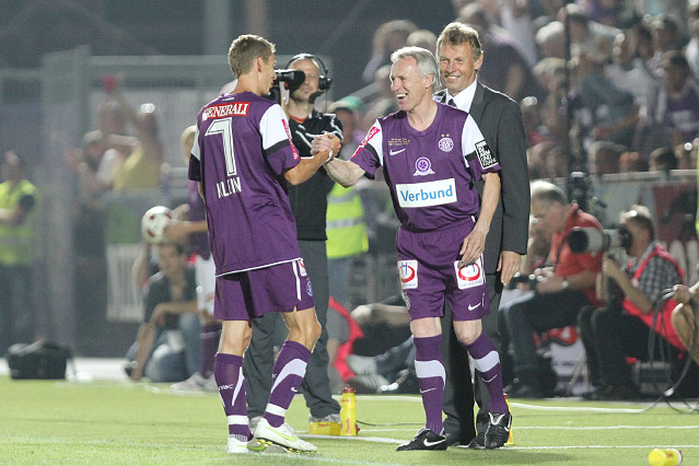 © ORF.at/Wolfgang Rieder Szene aus dem Spiel Austria gegen Figo Allstars