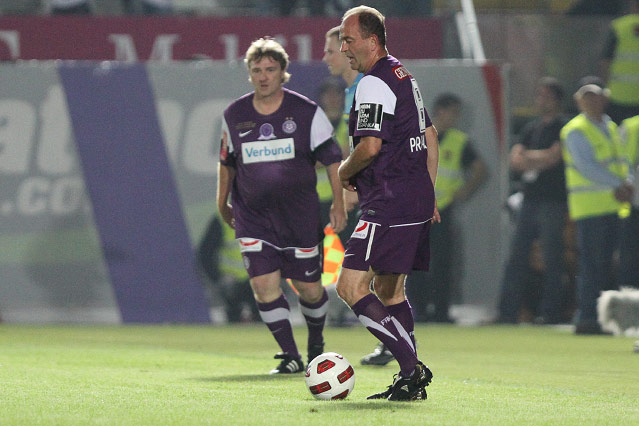 © ORF.at/Wolfgang Rieder Szene aus dem Spiel Austria gegen Figo Allstars