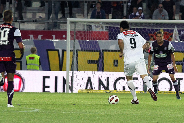 © ORF.at/Wolfgang Rieder Szene aus dem Spiel Austria gegen Figo Allstars