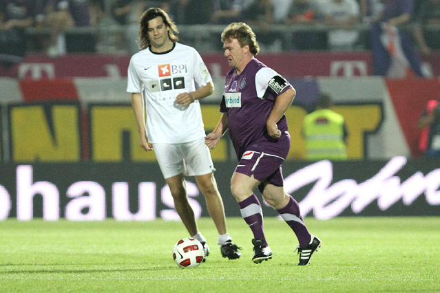 © ORF.at/Wolfgang Rieder Szene aus dem Spiel Austria gegen Figo Allstars