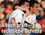 Miranda Tomas Esteban Correa und Orhan Ademi (Altach)