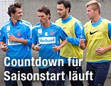 Spieler des FK Austria Wien beim Training