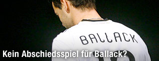 Rücken von DFB-Spieler Michael Ballack