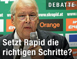Rapid-Pr&auml;sident Rudolf Edlinger