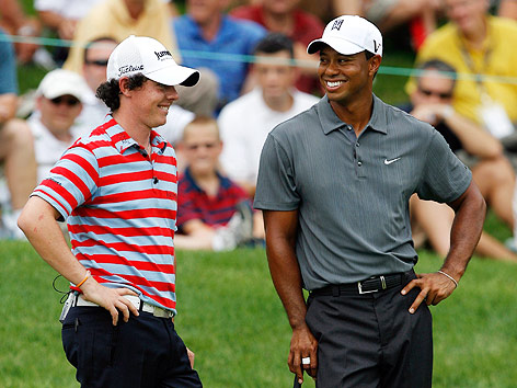 © Reuters/Matt Sullivan Tiger Woods und Rory McIlroy