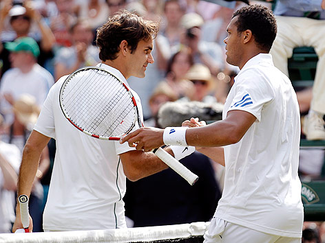 Roger Federer und Jo-Wilfried Tsonga