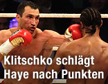 Wladimir Klitschko und David Haye im Ring