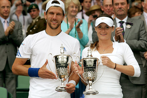 © GEPA/Alan Grieves Jürgen Melzer und Iveta Benesova