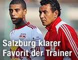 Alan und Trainer Ricardo Moniz; Red Bull Salzburg