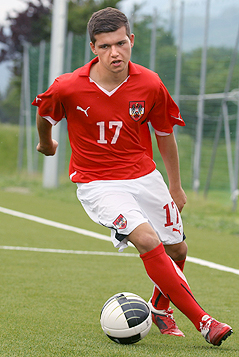 © GEPA/Felix Roittner ÖFB-U20-Nationalspieler Kevin Stöger während des Trainings