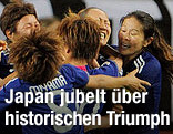 Jubel der Japanerinnen