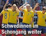 Jubel der schwedischen Fußballerinnen