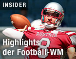 Chris Gross wirft den Football