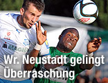 Mario Reiter (Wiener Neustadt) und Wilfried Domoraud (Mattersburg)