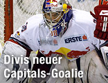 Eishockey-Goalie Reinhard Divis (noch bei RBS)