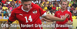 Die &Ouml;FB-U20-Spieler Patrick Farkas und Lukas Rath