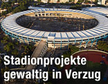 Luftansicht Maracana Stadion