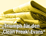 Stapel Zeitungen