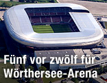 Luftaufnahme des Klagenfurter EM-Stadions