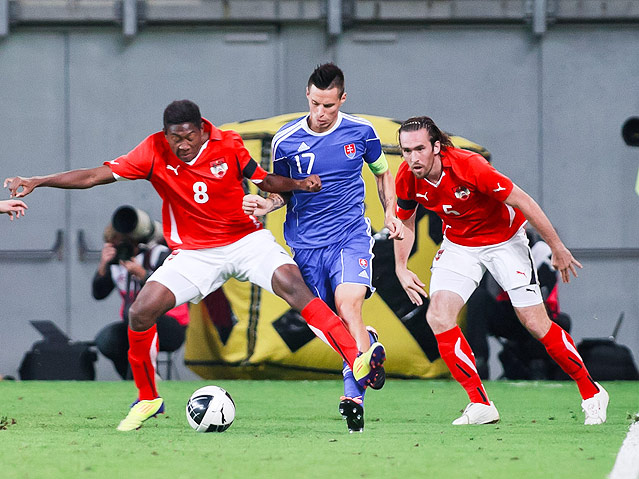 David Alaba und Christian Fuchs